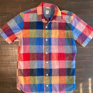 Kids Gap plaid shirt.